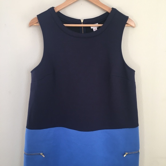 Merona Career Colorblock Shift Dress Size Large - Picture 3 of 4